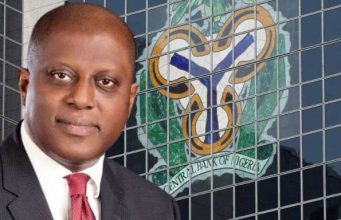 CBN Warns Nigerians Against Keeping Wrongly Transferred Money Collage of CBN Governor Yemi Cardoso and buildings