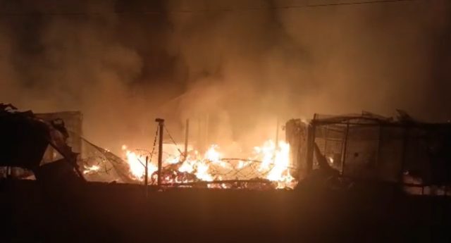 Goods Worth Millions Destroyed as Fire Razes Trademore Estate Market ...