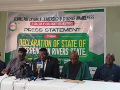 21 CSOs Declare Support for Tinubu’s Emergency Rule in Rivers