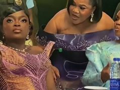 Funke Akindele Snubs Toyin Abraham at Iyabo Ojo’s Movie Premiere