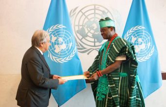 Jimoh Ibrahim Submits Credentials to UN Chief as Nigeria’s Ambassador