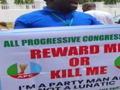 Angry APC Loyalist Storms Secretariat Seeks Compensation