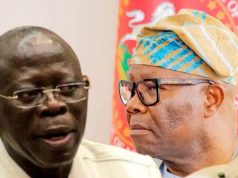 Oshiomhole Calls for Akpabio’s Resignation Over Senate Standing Orders