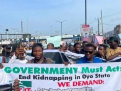 Protest Rocks Oyo Over Abduction of Pupils, Teachers in Ogbomosho Axis