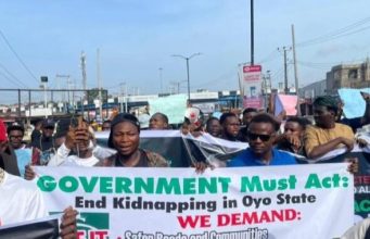 Protest Rocks Oyo Over Abduction of Pupils, Teachers in Ogbomosho Axis