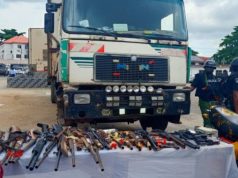 Lagos Police Intercept Truck Conveying Military Camouflage, Drugs to South-East
