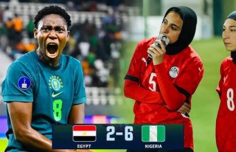 Super Falcons Crush Egypt 6-2 to Reach WAFCON Quarter-finals