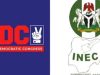 NDC Accuses INEC Of Replacing Its Candidates With ‘Strange Names’