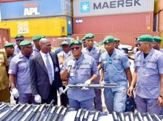 Customs Intercepts 204 Rifles Hidden in Turkey Container at Tin Can Port