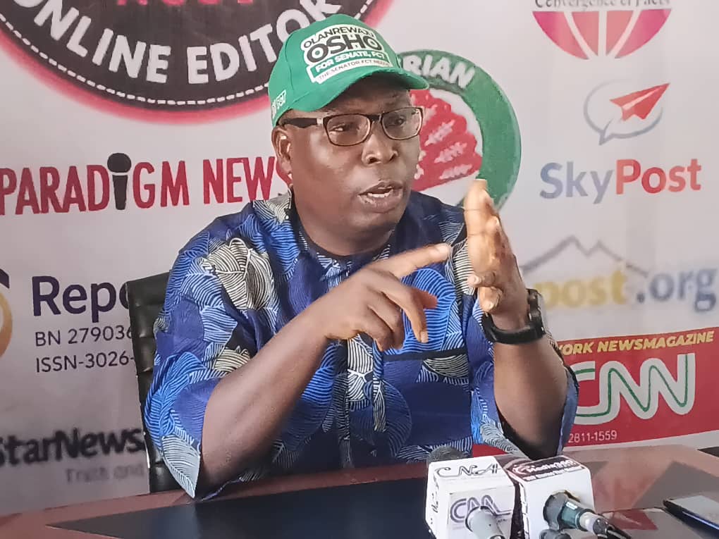 SDP senatorial candidate for the Federal Capital Territory, Olanrewaju Osho