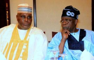 Tinubu’s FAAC Boom Is a Scam, Says Atiku Collage photo of Atiku and Tinubu