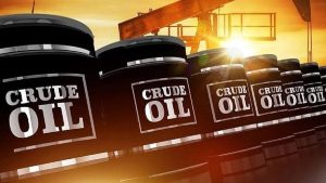 Crude oil barrels