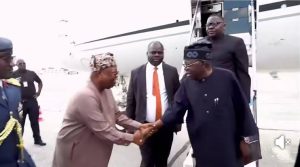 Arrival of President Bola Tinubu in Paris, France, for the second leg of his three-week annual leave in Europe on Sunday