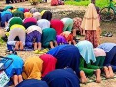 Jigawa Community Seeks Divine Intervention as Dry Spell Threatens Crops Residents of Basirka town in Gwaram Local Government Area of Jigawa State praying over a prolonged dry spell threatening their farms.