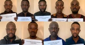 Faces of the nine oil thieves jailed in Akwa-Ibom