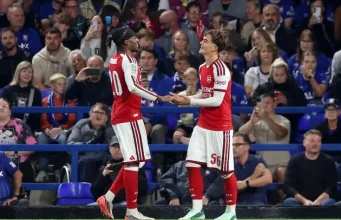 Carabao Cup: Arsenal Beat Ipswich 4-2 as Dowman Stars Arsenal players celebrating one of their goals against Ipswich