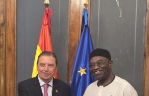 Nigeria, Spain Seek Closer Agricultural Ties as Ikpeazu Visits Minister (R-L) Nigeria’s Ambassador to Spain, Okezie Victor Ikpeazu, and Spain’s Minister of Agriculture, Fisheries and Food, Luis Planas Puchades, in Madrid on Thursday.