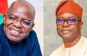 Makinde, APM Sue Otti Over N200m Campaign Fee Collage photo of Abia State Governor, Alex Ottti and Oyo State Governor, Seyi Makinde