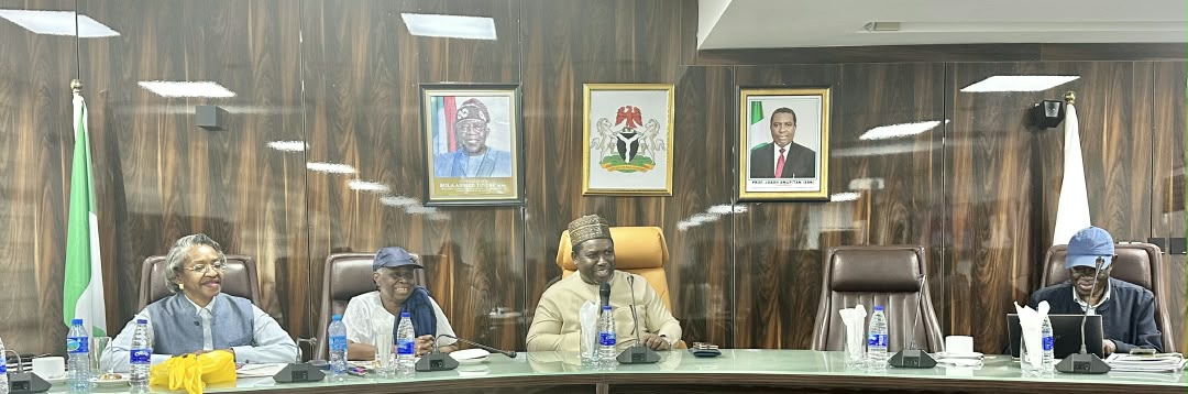 (L-R): National Commissioners, Independent National Electoral Commission (INEC), Mrs. May Agbamuche-Mbu and Prof. Rhoda Gumus; Honourable Chairman, Prof. Joash Amupitan, SAN; and National Commissioner, Malam Mohammed Haruna, during the monitoring of multi-state bye-elections in the Situation Room in Abuja on Saturday