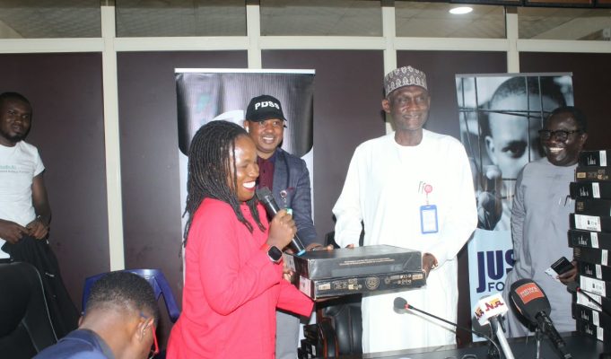 PPDC Supports LACON with Laptops to Speed Up Justice Delivery PPDC Chief Executive Officer, Lucy James Abag