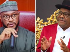 Rainbow Coalition: ‘You Can’t Be on Two Sides’ — Lawal Tells Wike Collage of Governor Dauda Lawal and Nyesom Wike