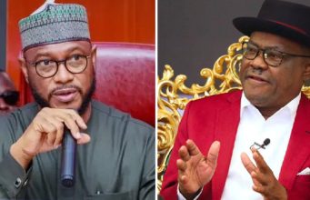 Rainbow Coalition: ‘You Can’t Be on Two Sides’ — Lawal Tells Wike Collage of Governor Dauda Lawal and Nyesom Wike