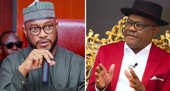 Collage of Governor Dauda Lawal and Nyesom Wike