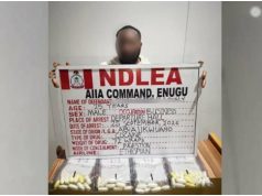 NDLEA Arrests Newlywed With 72 Cocaine Wraps at Enugu Airport