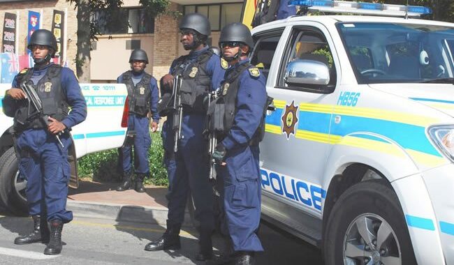 South African police