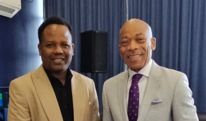 FJGlobal Properties Expands Global Reach Through Nigerian British Business Forum (L-R) Founder and Chief Executive Officer, Dr. Femi Joshua, and Prince Afolabi Andu, President of the Nigerian British Business Forum, at a recent meeting in United Kingdom.