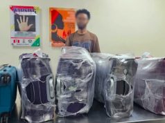 NDLEA Intercepts 4.8kg Cocaine Hidden In Shoes, Bags Bound For Italy 38-year-old businessman, Philip Tunde, arrested by NDLEA with 4.80 kilogrammes of cocaine at the Murtala Muhammed International Airport (MMIA), Lagos