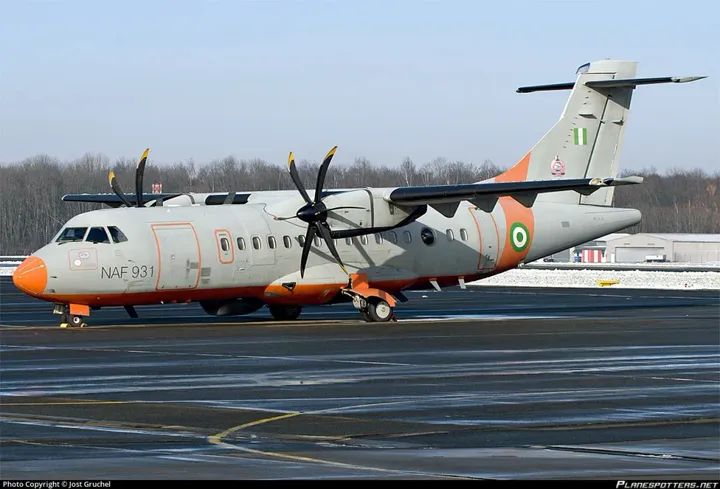 Crashed ATR-42 aircraft