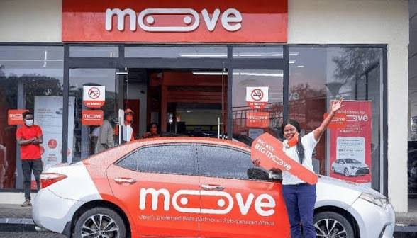 Moove branded vehicle
