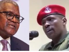 Kenya 2027: Aspirant Vows To Block Dangote’s $16bn Refinery Collage of Aliko Dangote and Kenyan presidential aspirant, Patrick Osoi