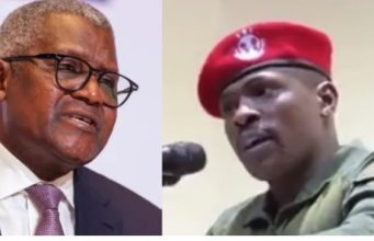 Kenya 2027: Aspirant Vows To Block Dangote’s $16bn Refinery Collage of Aliko Dangote and Kenyan presidential aspirant, Patrick Osoi