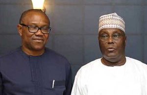 Group Challenges Atiku, Obi To Public Debate On Fuel Subsidy Return Collage of Peter Obi and Atiku Abubakar