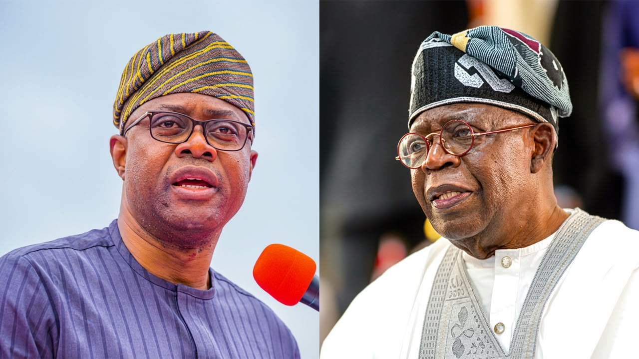 Collage of Makinde and Tinubu 