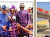 Wike Commissions Dunamis-Funded Pedestrian Bridge On Abuja Airport Road FCT Minister, Nyesom Wike commissioning the pedestrian bridge funded by Dunamis Church in Abuja on Friday