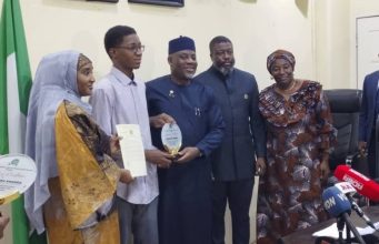 Only 108 of 39,000 Underage UTME Candidates Qualify, Says Alausa Minister of Education, Tunji Alausa and Registrar of the Joint Admissions and Matriculation Board (JAMB), Professor Segun Aina, in a group photograph with other stakeholders on Wednesday